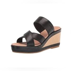 NWT- Sperry ‘Fairwater Plushwave’ Slide Wedge Leather Sandal